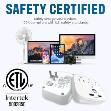 Cruise Approved Power Strip Non Surge Protector with USB