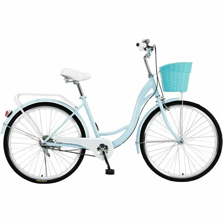 Classic 26 Inch Beach Cruiser Bike with Basket