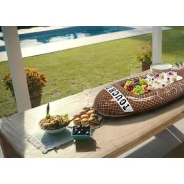GIFTEXPRESS Inflatable Football Beverage Cooler for Parties