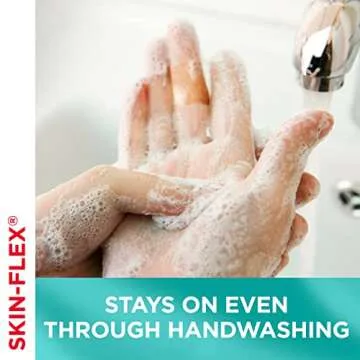 Band-Aid Brand Skin-Flex Adhesive Bandages for First Aid & Wound Care of Minor Cuts, Scrapes & Burns, Flexible Sterile Bandages Great for Fingers, Hands & Knees, Assorted Sizes, 60 ct