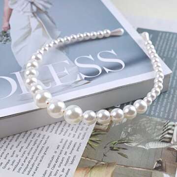 Andelaisi Pearl Hairband - Vintage Bohemian Style for Special Occasions