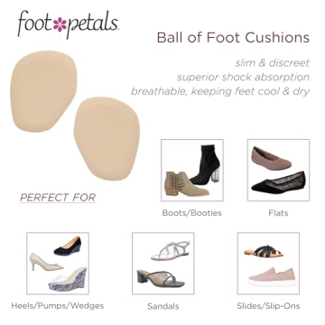 Foot Petals Ball of Foot Cushions for Comfortable Heels