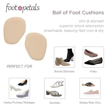 Foot Petals Ball of Foot Cushions for Comfortable Heels