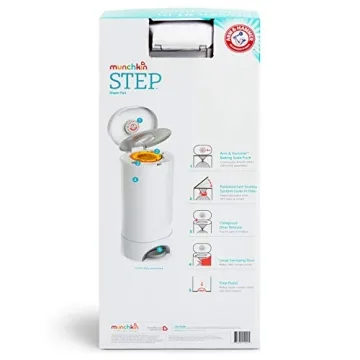 Munchkin STEP Diaper Pail for Ultimate Odor Control