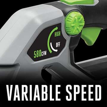 EGO POWER+ 580 CFM Leaf Blower for Effortless Cleanup