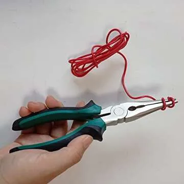 8-inch Heavy Duty Spring Loaded Needle Nose Pliers