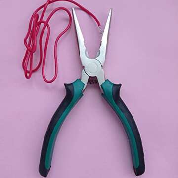8-inch Heavy Duty Spring Loaded Needle Nose Pliers
