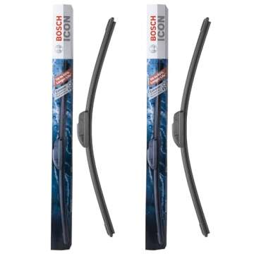 BOSCH 26A17A ICON Beam Wiper Blades - Driver and Passenger Side - Set of 2 Blades (26A & 17A)