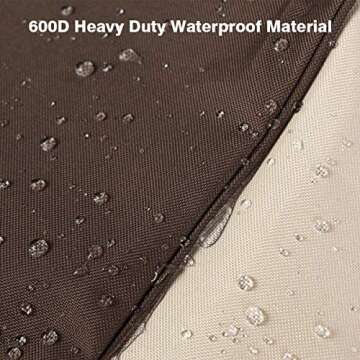 Vailge Waterproof Stackable Chair Cover for Outdoor Use