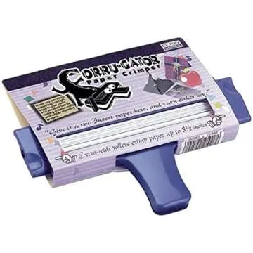 Marvy Uchida Corrugator Paper Crimper (Straight) - Perfect for Creative Crafting