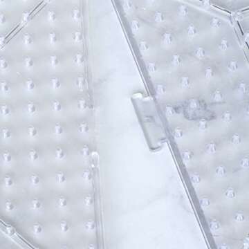 Perler Beads Biggie Beads Pegboards for Kids Crafts, 3 pcs , 10.5 x 7.5 x 1, Small