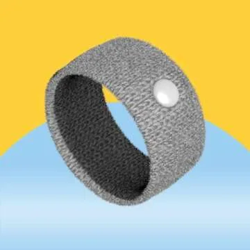 Three Lollies Preggie Anti-Nausea Wristbands – Morning Sickness Relief – Clinically Tested - Pregnancy Nausea Relief – Acupressure Wristband - Side Effect Free - 1 Count (2 Wristbands) – Gray