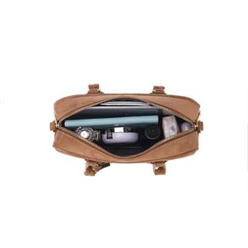 JOLLQUE Suede Crossbody Bag for Women Ideal for Daily Use