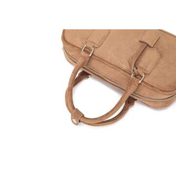 JOLLQUE Suede Crossbody Bag for Women Ideal for Daily Use
