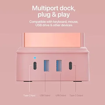 YOWU RGB Headphone Stand with Charger and Light Modes