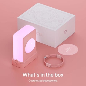 YOWU RGB Headphone Stand with Charger and Light Modes