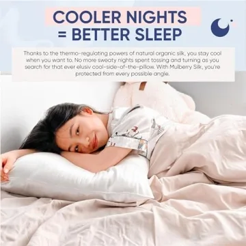 Blissy 22 Momme Mulberry Silk Pillowcase for Hair & Skin Care