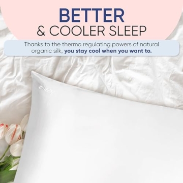 Blissy 22 Momme Mulberry Silk Pillowcase for Hair & Skin Care