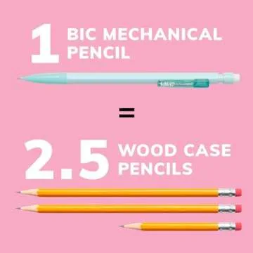 BIC Xtra-Smooth Pastel Mechanical Pencils 40-Count Pack