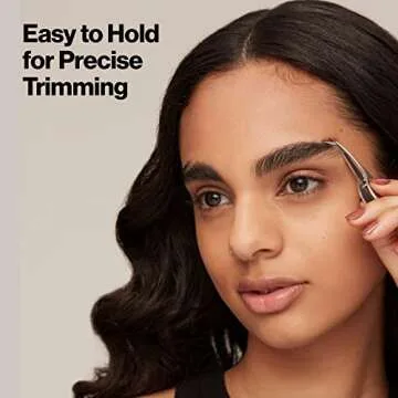 Revlon Brow Micro-Scissor, Detailed Eyebrow Shaping with Maximum Control, Stainless Steel Blades for Targeted Trimming, 1 count