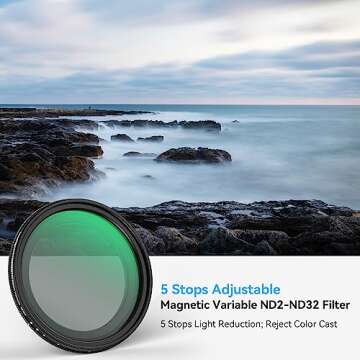 SmallRig 52mm Magnetic Variable ND Filter - Elevate Your Photography