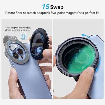 SmallRig 52mm Magnetic ND Filter ND2-ND32 for Phones