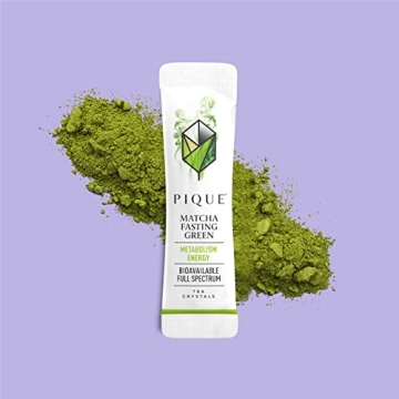 Pique Organic Matcha Tea Crystals for Fasting and Wellness
