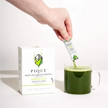 Pique Organic Matcha Tea Crystals for Fasting and Wellness