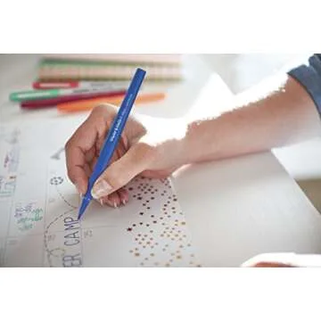 Paper Mate Flair Felt Tip Pens, Medium Point (0.7mm), Assorted Colors, 16 Count