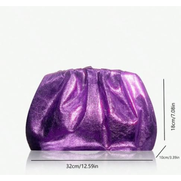 Metallic Bag Purse Clutch for Bridal Showers and Evenings