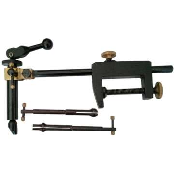 Colorado Anglers 102 Supreme Rotary Fly Tying Vise - Versatile and Affordable Tool for All Skill Lev...
