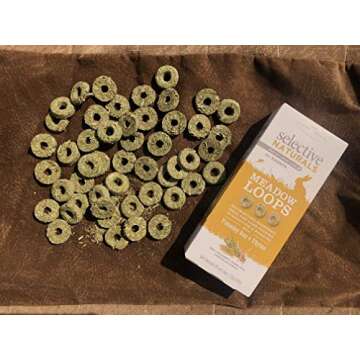 Supreme Petfoods 2 Pack of Selective Naturals Meadow Loops, 2.8 Ounces each, with Timothy Hay and Th...