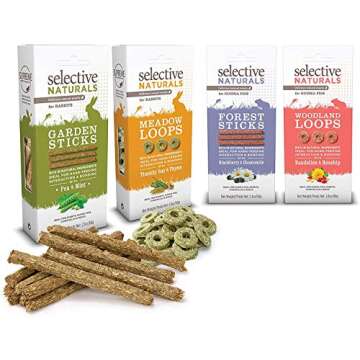 Supreme Petfoods 2 Pack of Selective Naturals Meadow Loops, 2.8 Ounces each, with Timothy Hay and Thyme