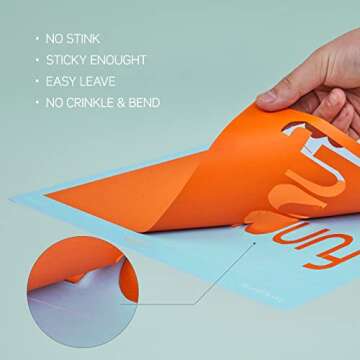 Funnygame Light Grip Cutting Mat 12x12, Blue Sticky Mat 3 Pack for Cricut Maker 3/Maker/Explore 3/Air 2/Air/One, Suit for HTV/Cardstock/Paper/Adhesive Vinyl and other Accessories