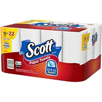 Scott Paper Towels Choose-A-Sheet 12 Mega Rolls - Superior Absorbency