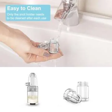 Pumpinose Nasal Aspirator for Baby and Toddler Nose Clearing with Hand Pump and Non-Invasive Tip for Quick, Quiet Suction, Clear Clogged Passages & Boogers, Co-Branded with CHIBOJI (2 Fingers Handle)