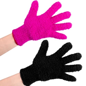 SPLAKS Microfiber Hair Color Gloves - Washable & Versatile