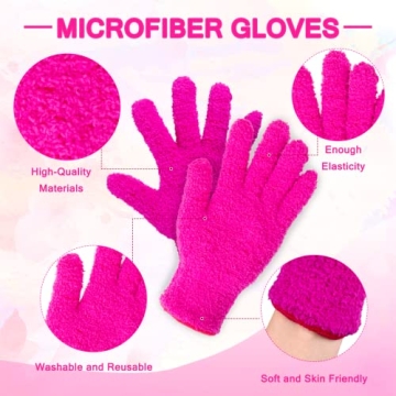SPLAKS Microfiber Hair Color Gloves - Washable & Versatile