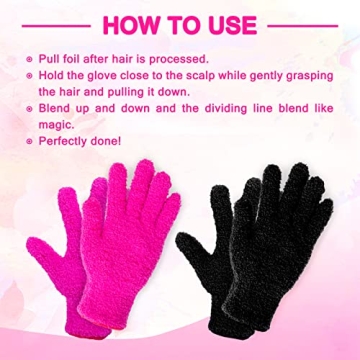 SPLAKS Microfiber Hair Color Gloves - Washable & Versatile
