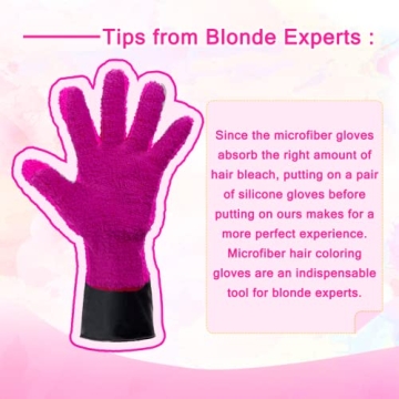 SPLAKS Microfiber Hair Color Gloves - Washable & Versatile