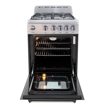 Avanti GR2013CSS 20" Black & Stainless Steel Gas Range