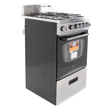 Avanti GR2013CSS 20" Black & Stainless Steel Gas Range