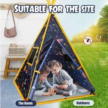 Cozy Kids Teepee Tent for Fun Playtime Adventures