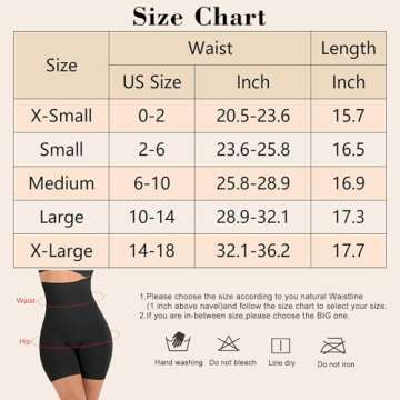 Lelinta High Waist Shapewear Shorts for Comfortable Control