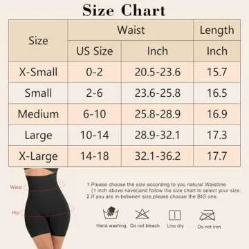Lelinta High Waist Shapewear Shorts for Comfortable Control
