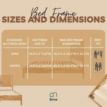 Bme Vivian Rustic Acacia Bed Frame with Headboard