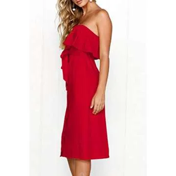 Elegant Off The Shoulder Midi Dress for Weddings