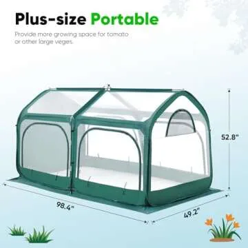 Quictent Mini Greenhouse for Year-Round Gardening Protection