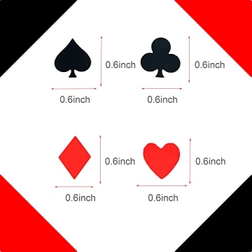 JNSAXMI Poker Confetti for Themed Parties and Events