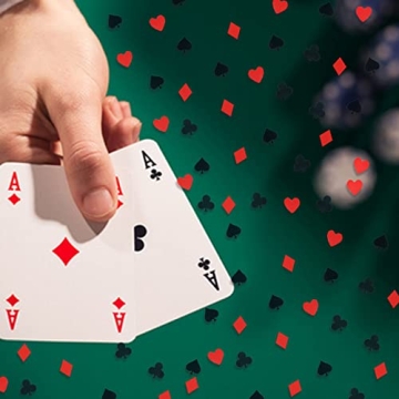 JNSAXMI Poker Confetti for Themed Parties and Events